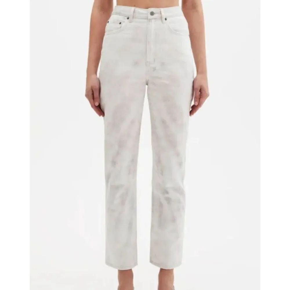 Ksubi Chlo Wasted Dye Tie white jeans sz 25